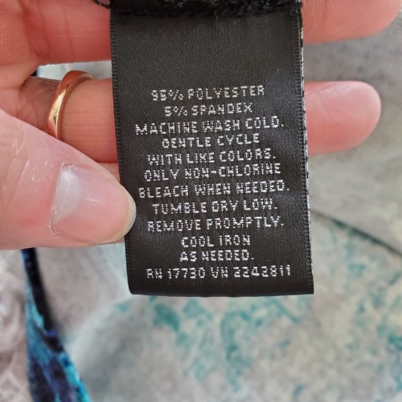 Mossimo- Blue and Black Skater Dress - Picture 7 of 7